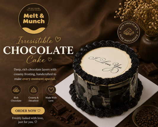 chocolate customizable cake
